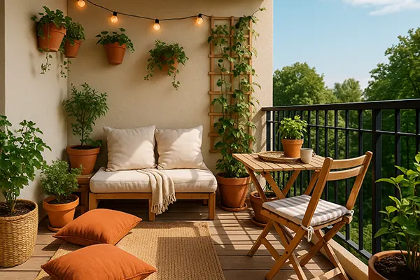 Compact outdoor space