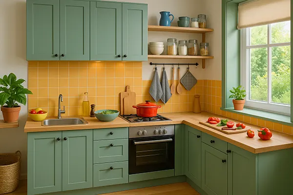 Scaffali cucina verticali