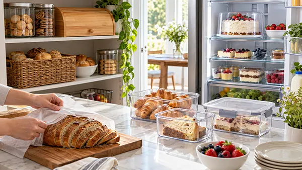 Proper bakery food storage